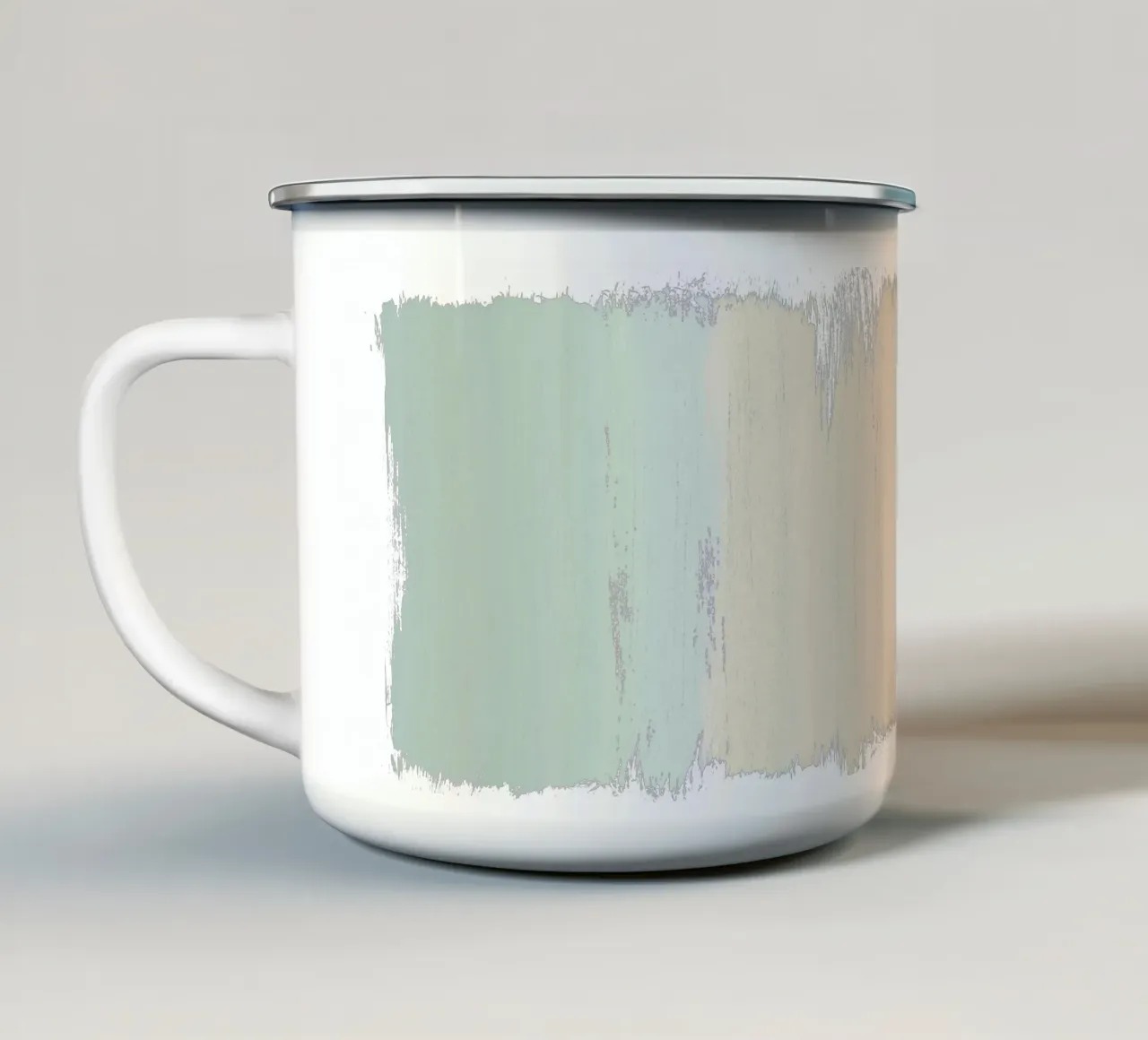 Pastello astratto tazza in smalto da Orara Studio