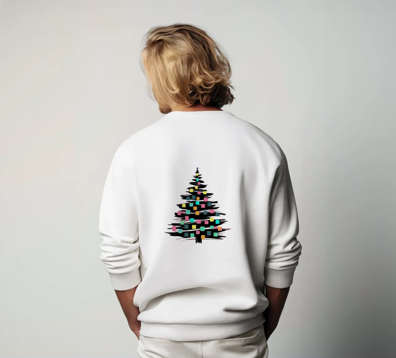 Albero di Natale_colorato felpa da Farbträume