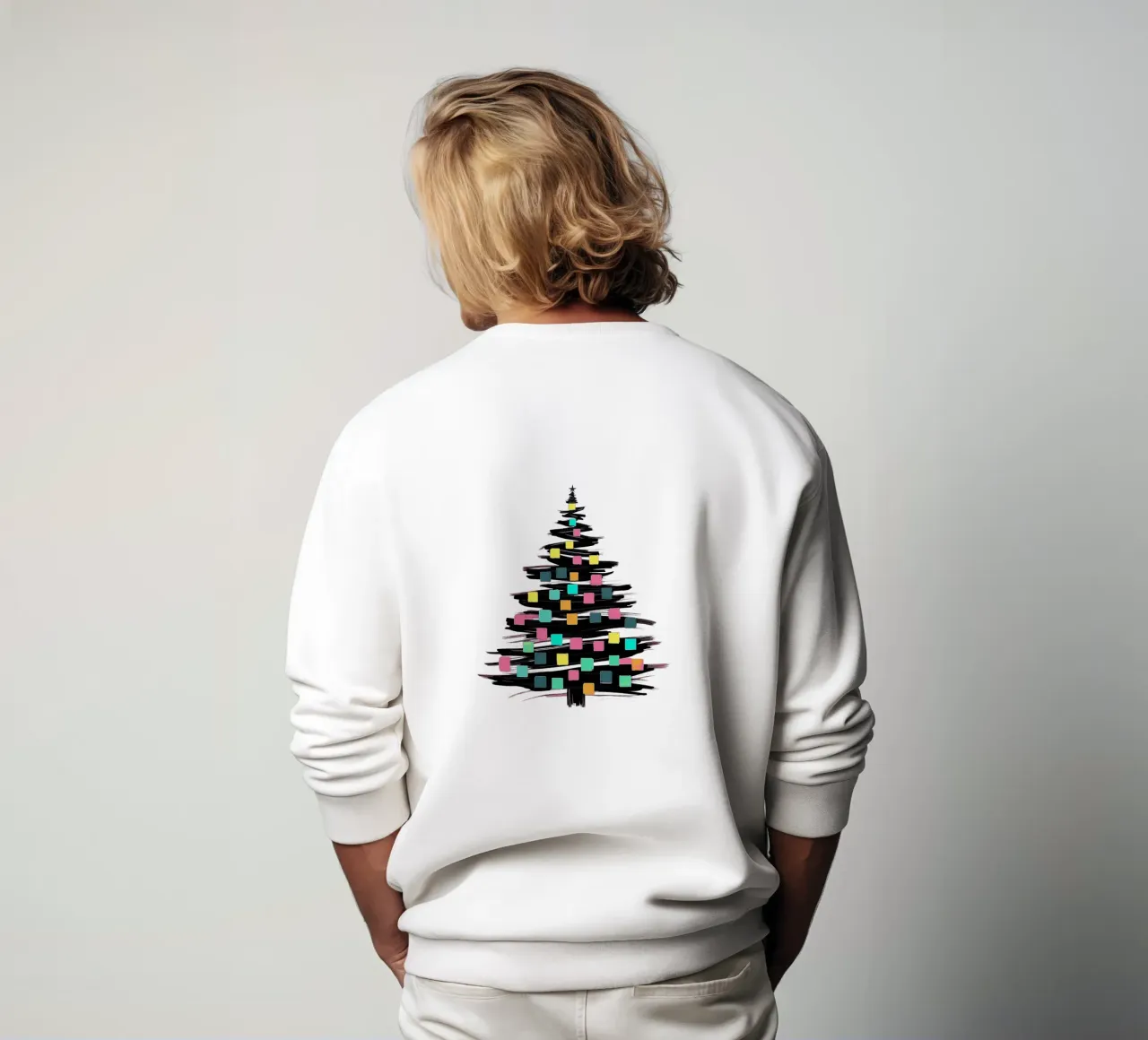 Albero di Natale_colorato felpa da Farbträume