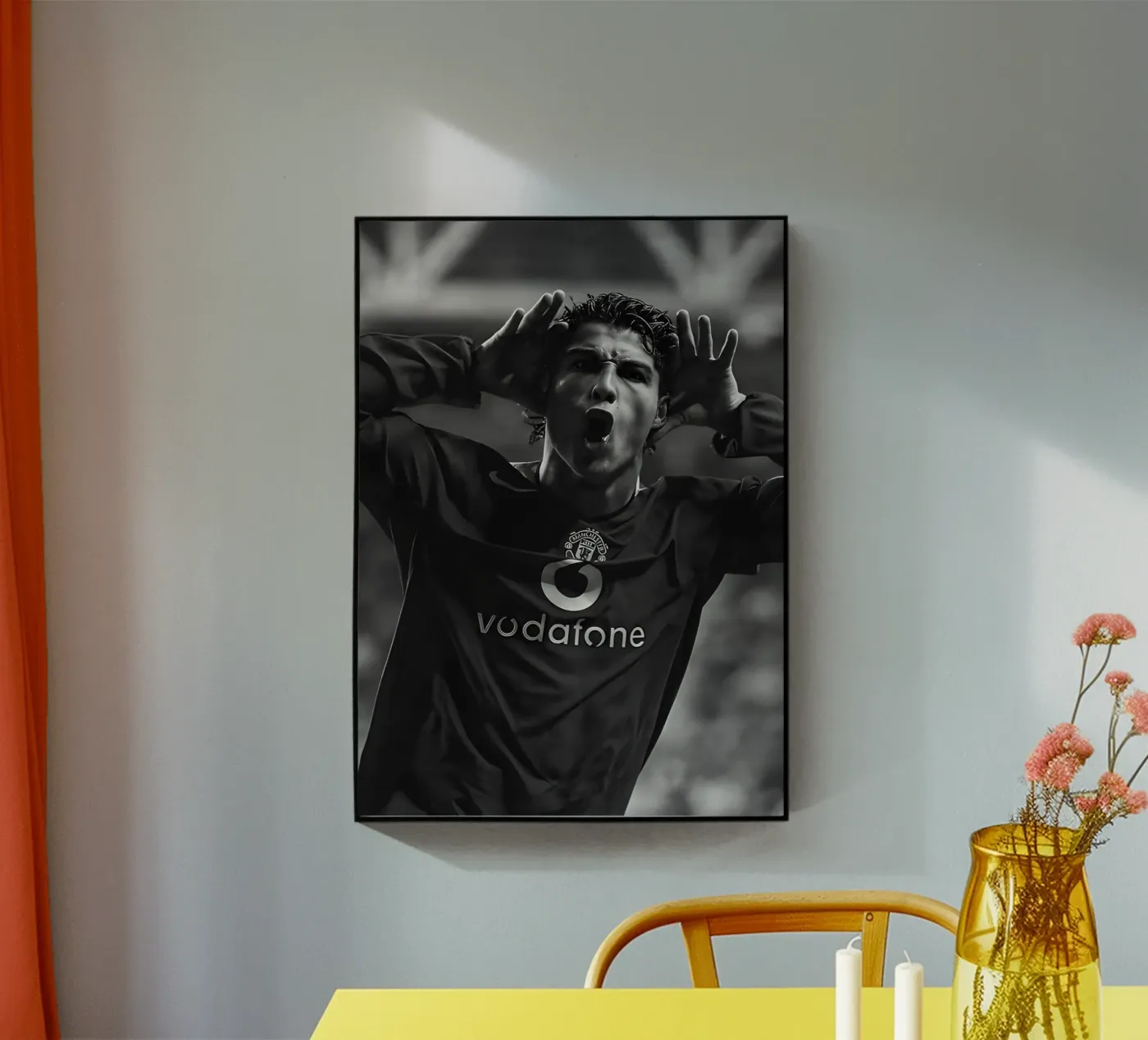 C. R. MU plexiglass da Black White Poster