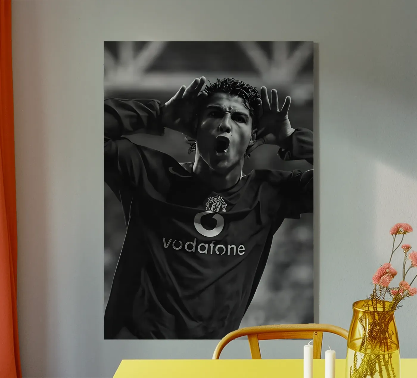 C. R. MU plexiglass da Black White Poster