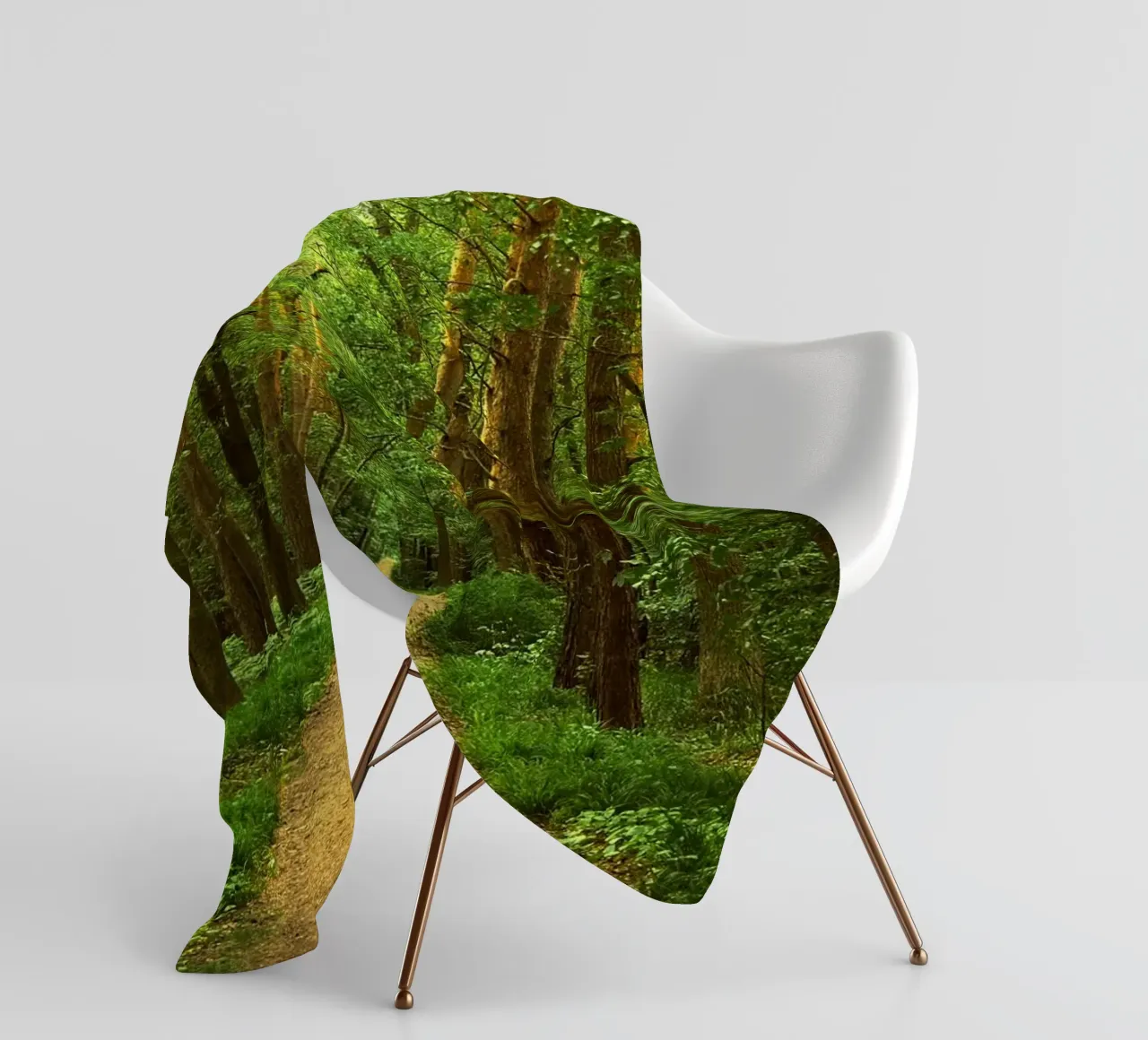 Forest path Fleecedecke von Atteloi