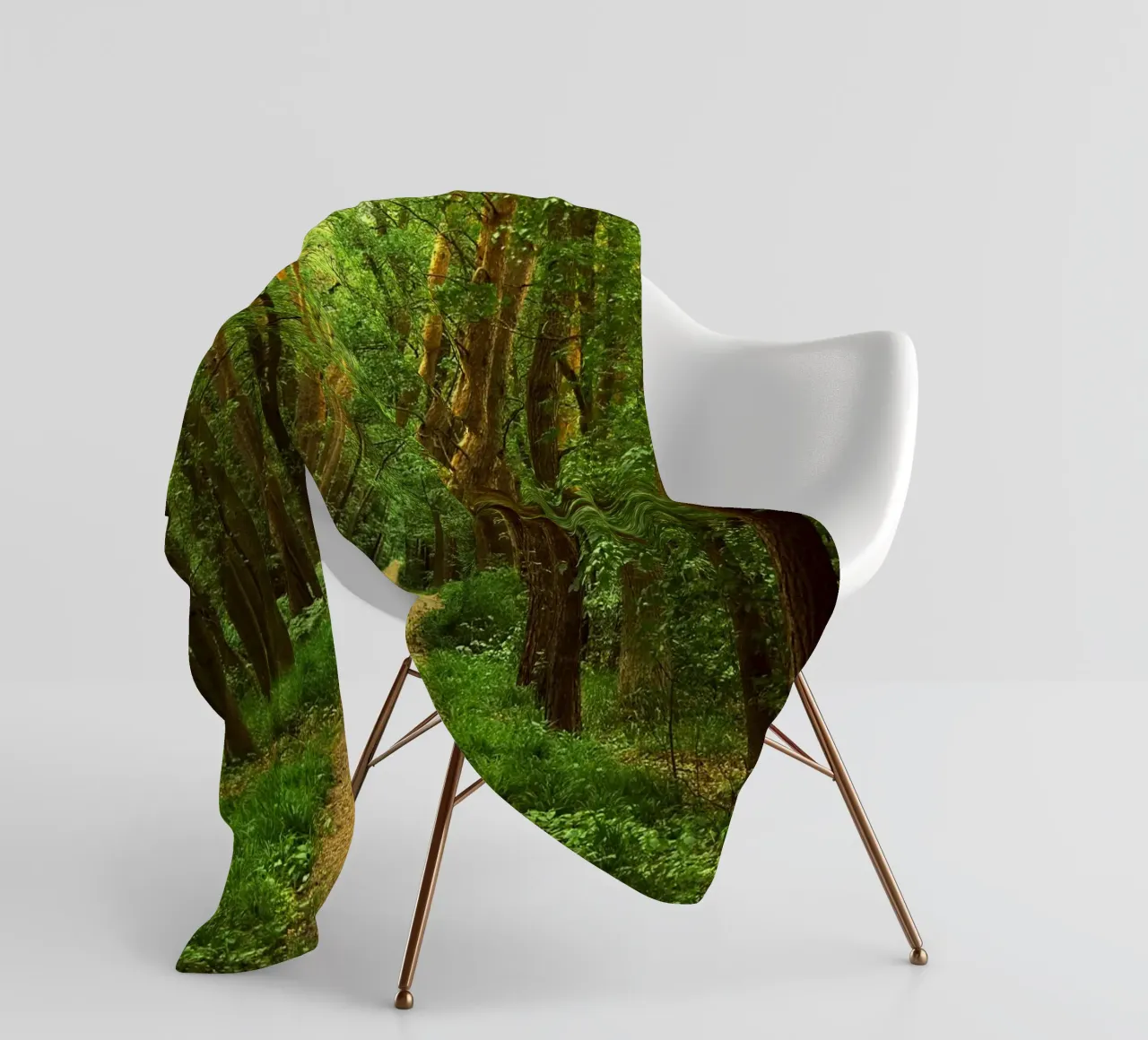 Forest path Fleecedecke von Atteloi