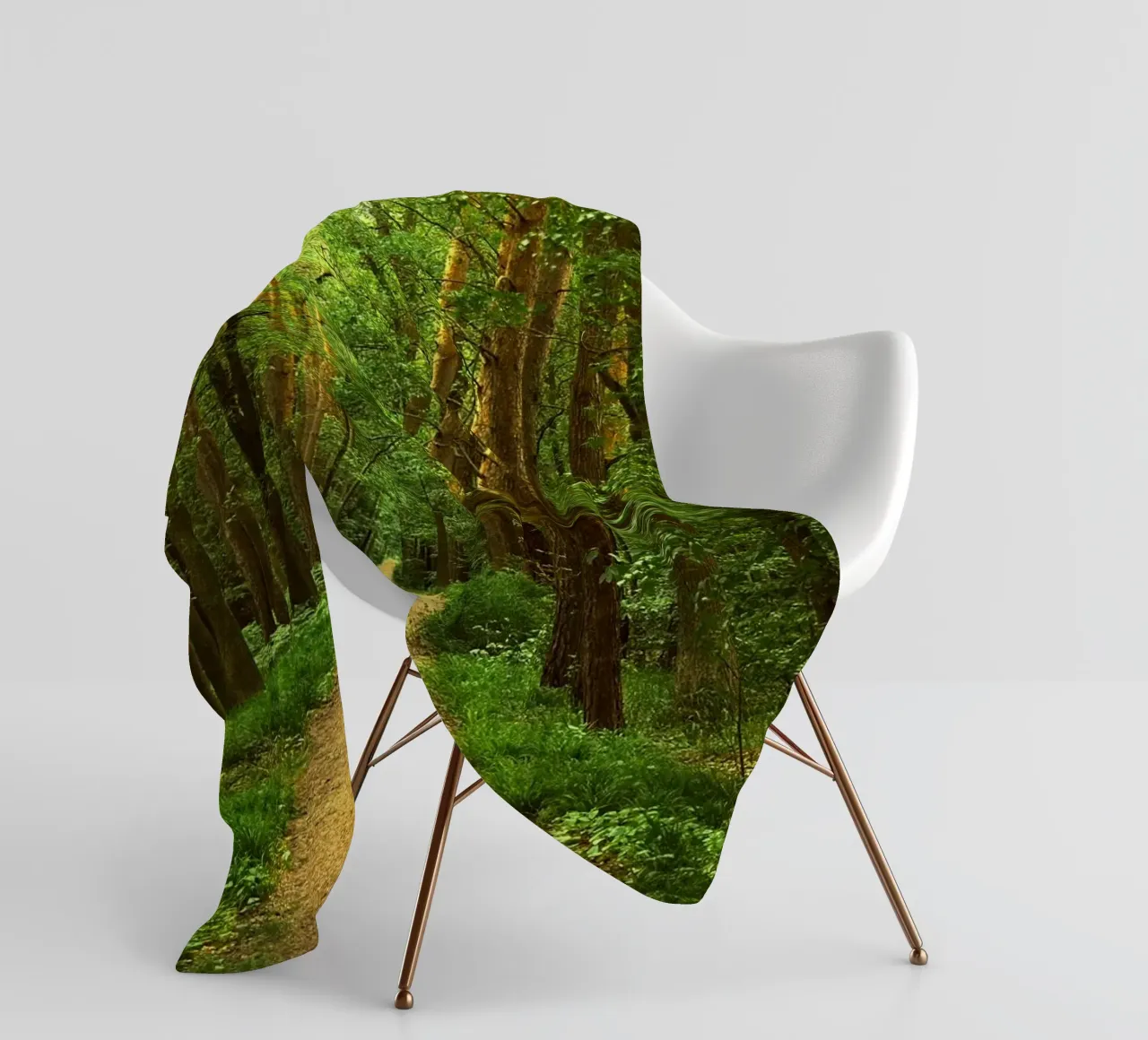 Forest path Fleecedecke von Atteloi