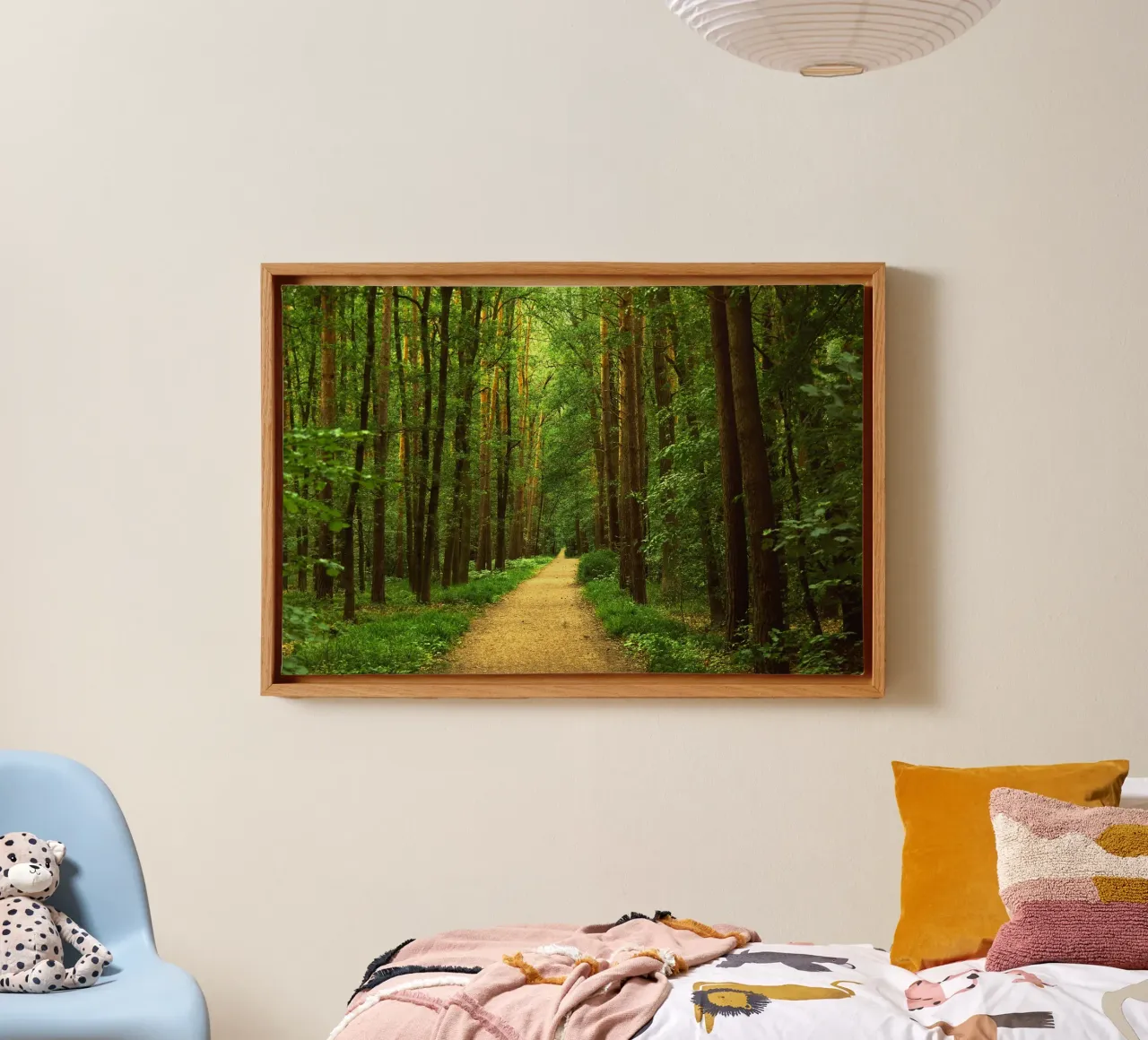 Sentiero forestale tela da Atteloi