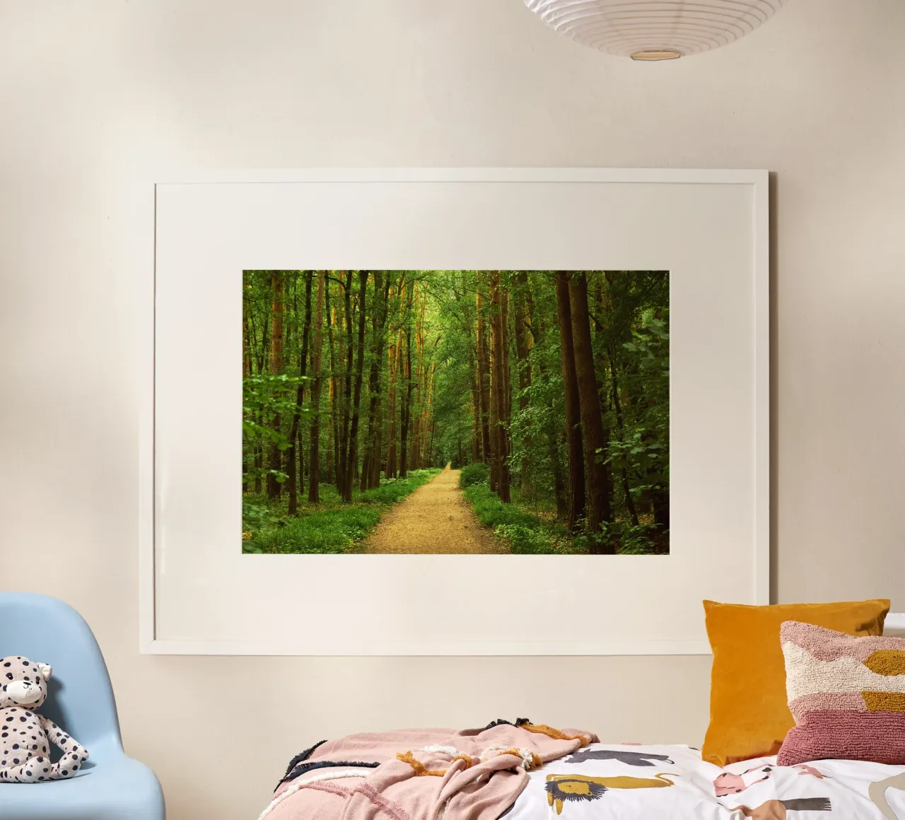 Forest path poster by Atteloi