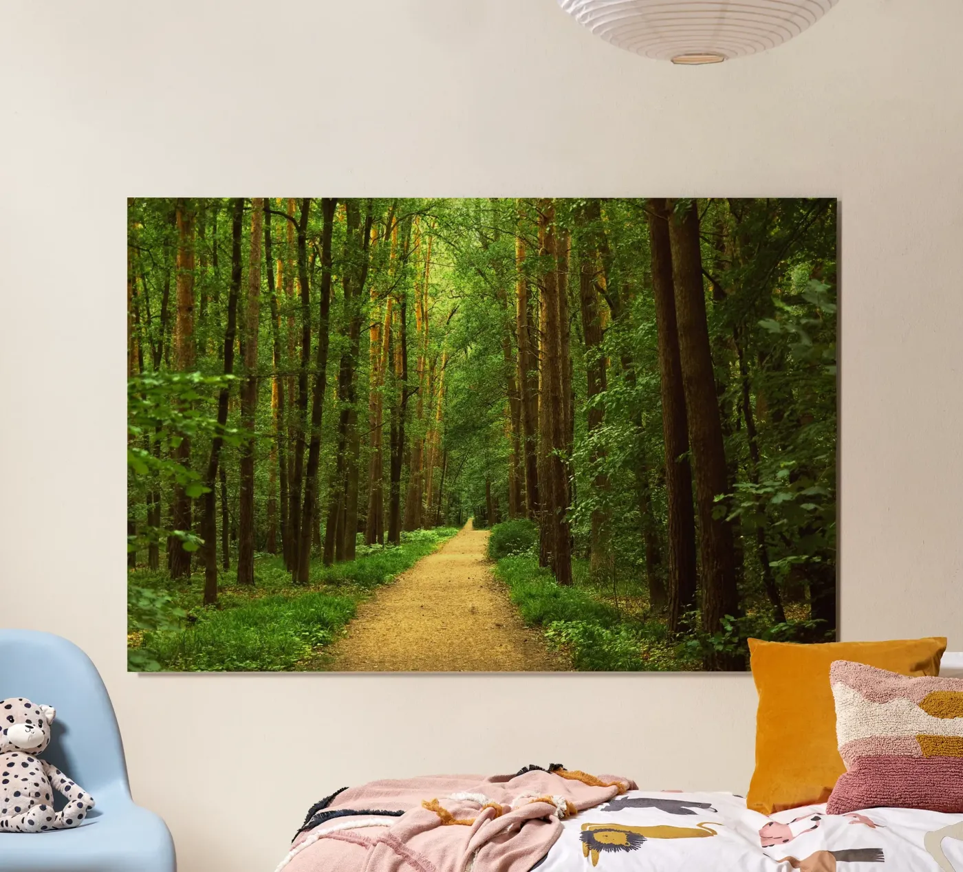 Forest path poster by Atteloi