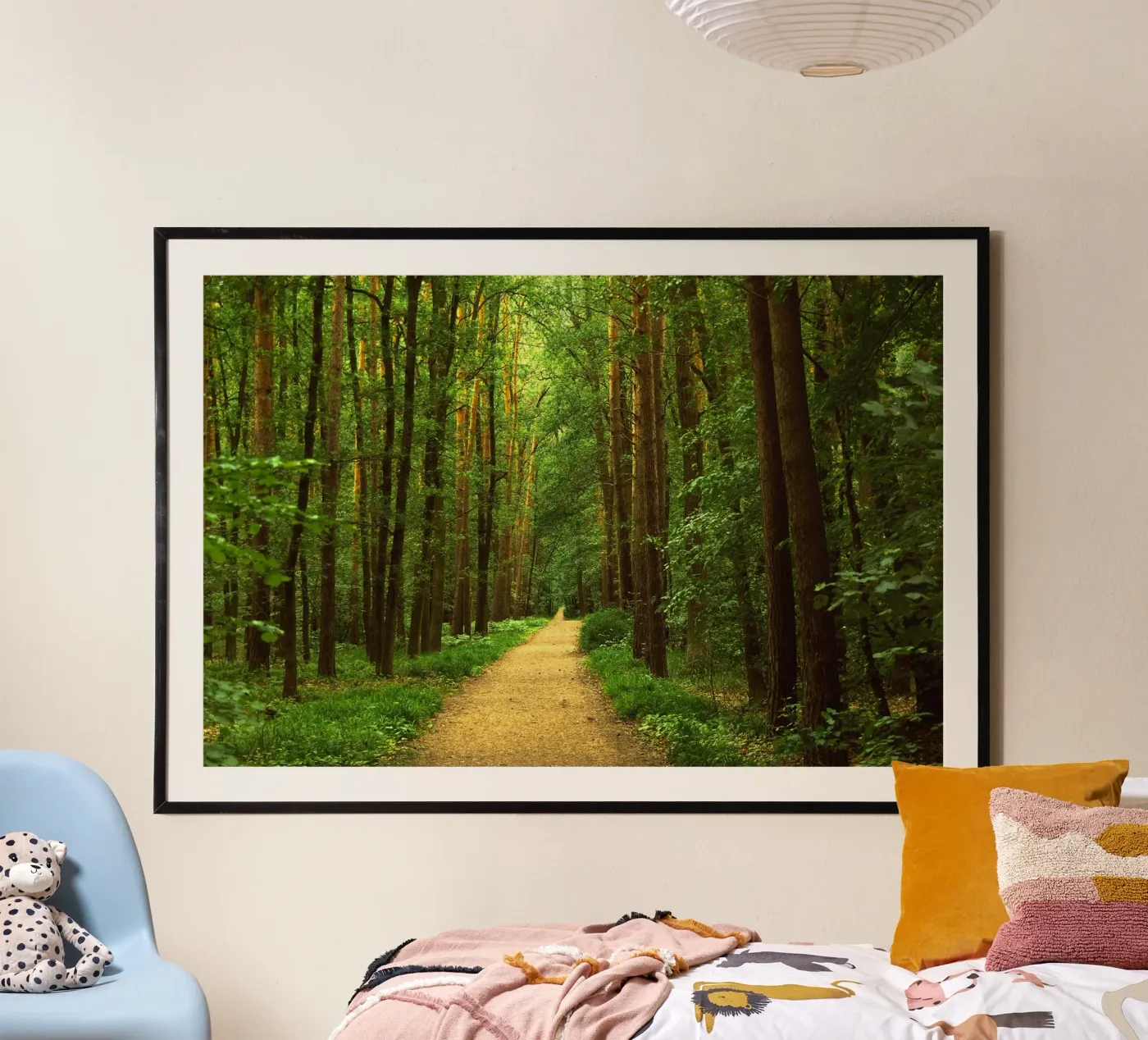Forest path poster by Atteloi