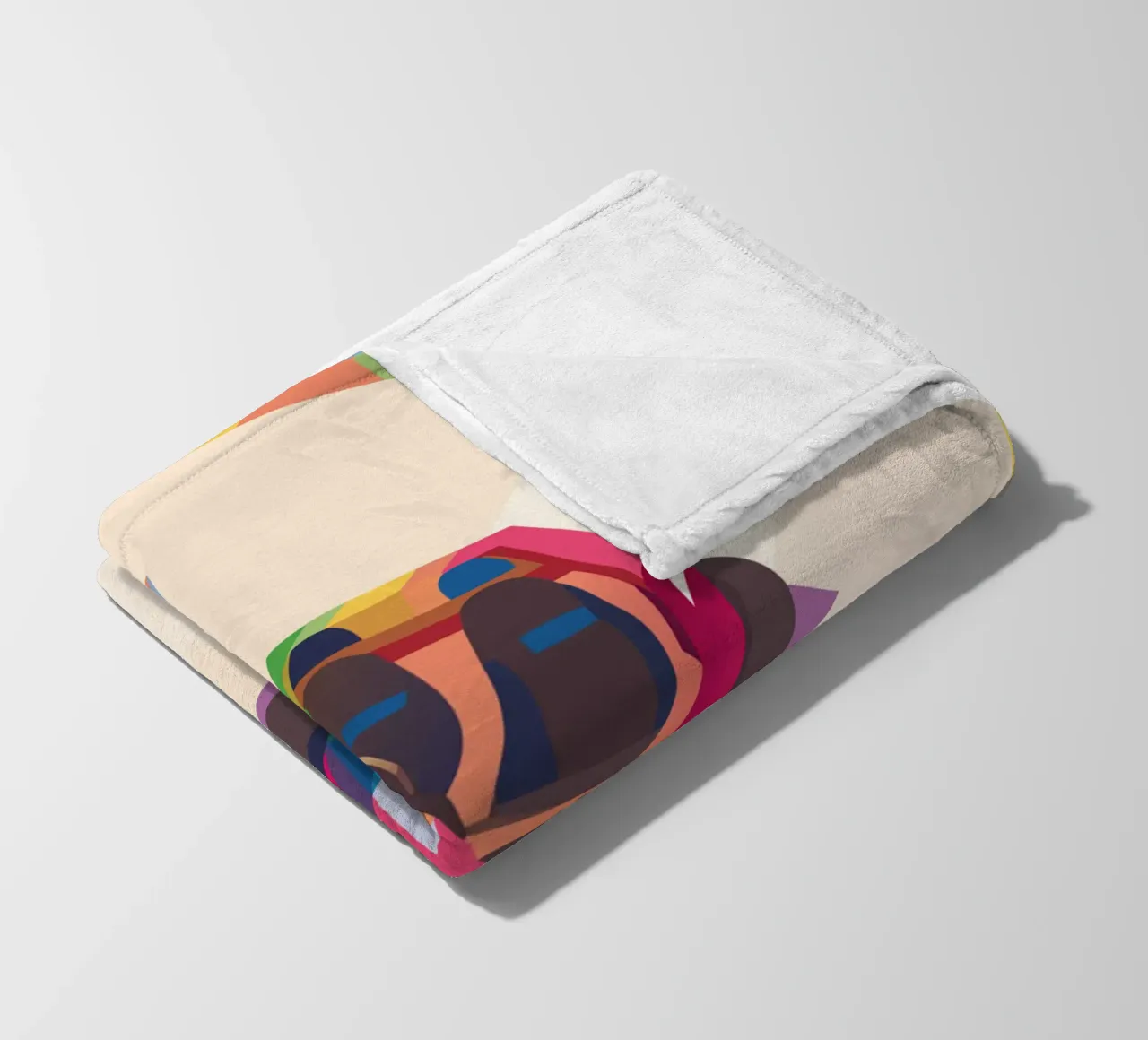 Bumper Car fleece blanket by POLYGON SPECIAL