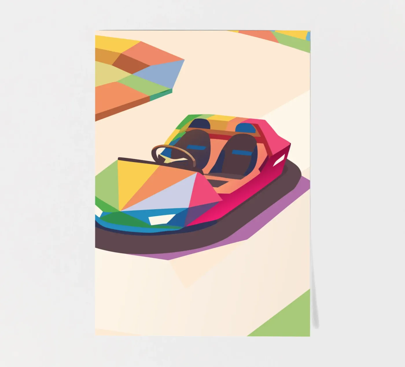 Bumper Car stickervel van POLYGON SPECIAL