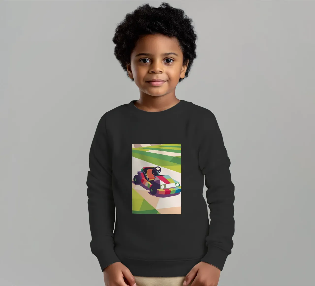 Go-Kart felpa bambino da POLYGON SPECIAL