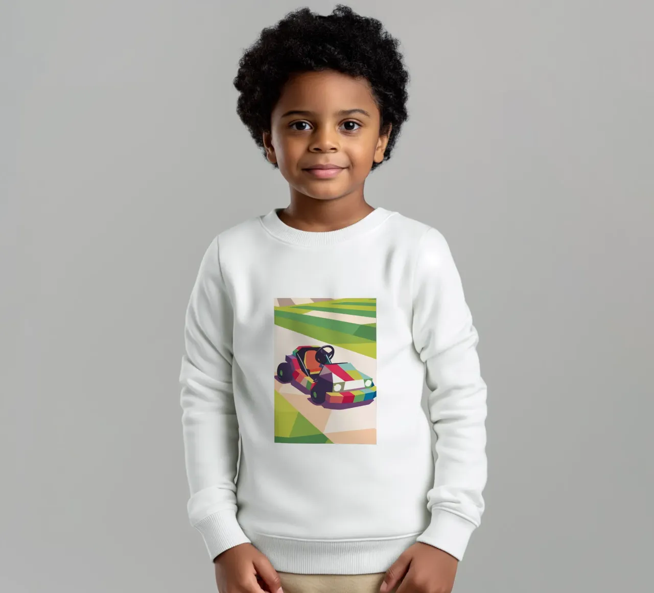 Go-Kart felpa bambino da POLYGON SPECIAL