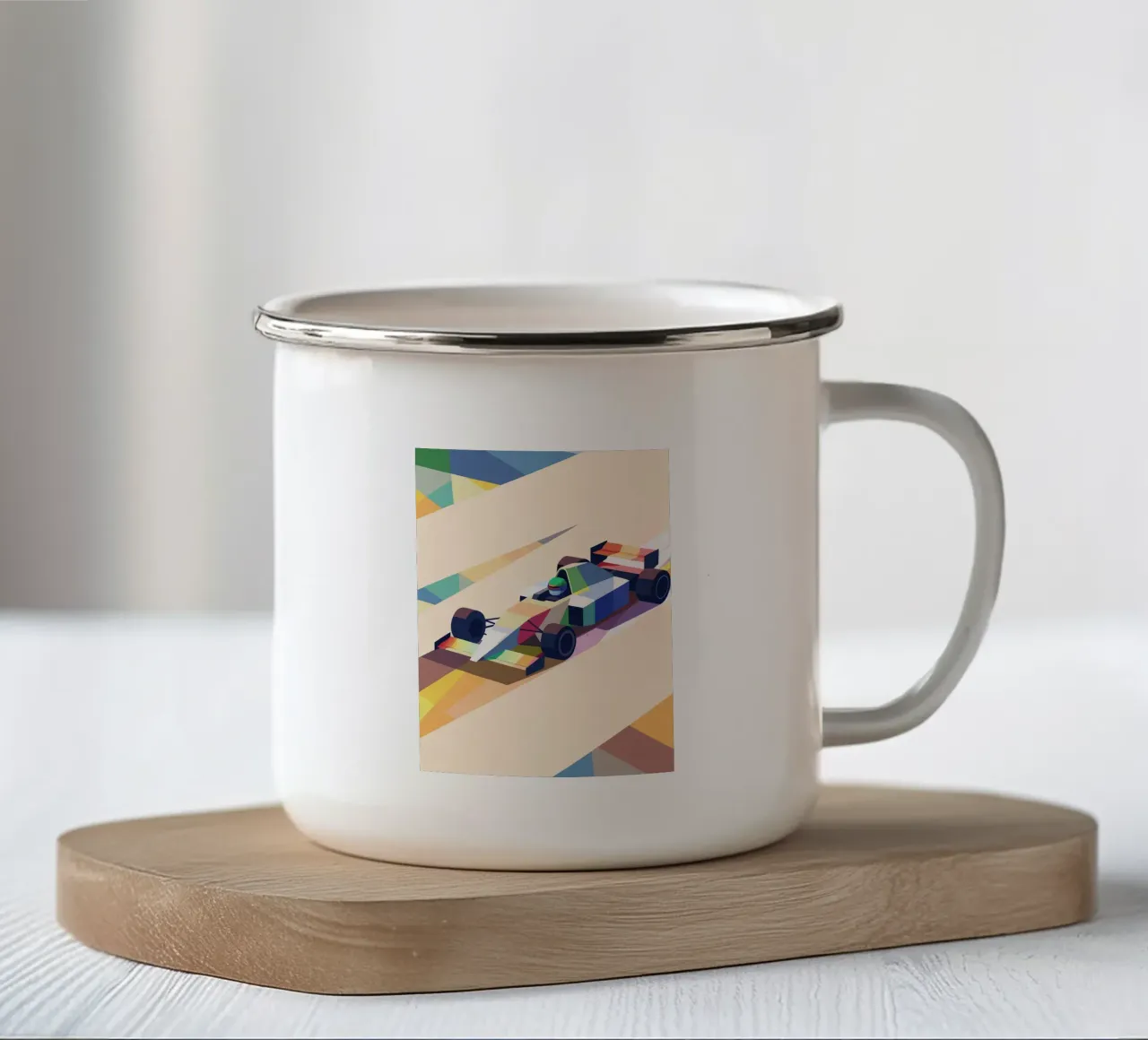 Formula 1 Car tazza in smalto da POLYGON SPECIAL