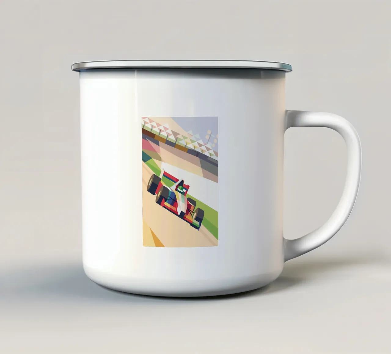 Formula 1 Car tazza in smalto da POLYGON SPECIAL