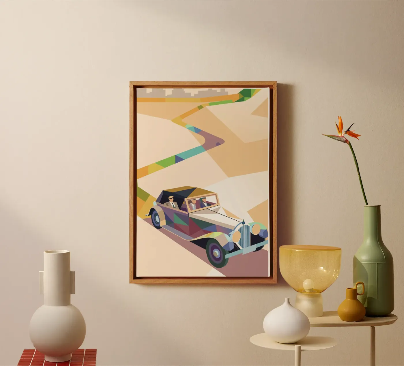 Luxury Classic Car Leinwand von POLYGON SPECIAL