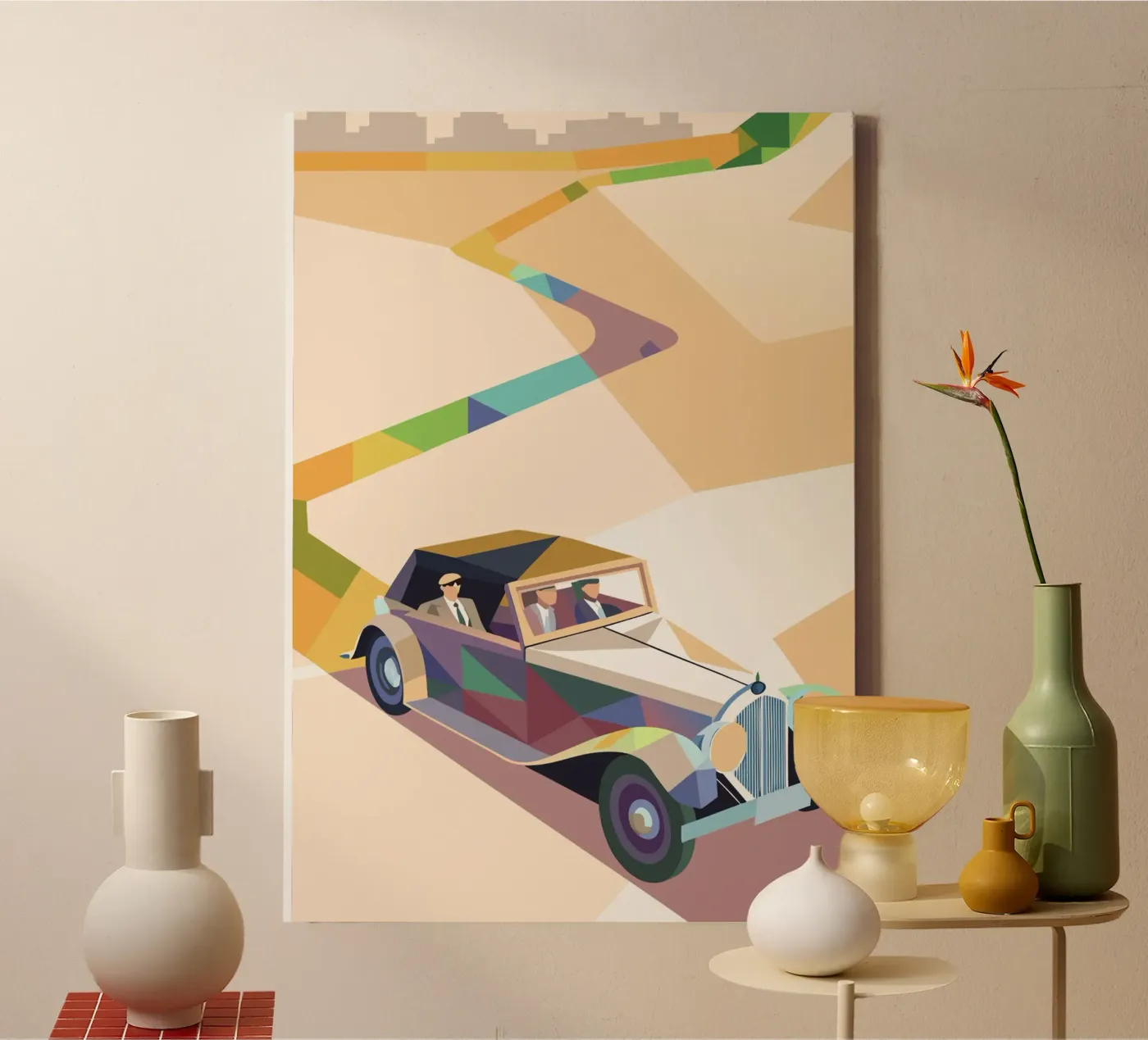 Luxury Classic Car Leinwand von POLYGON SPECIAL