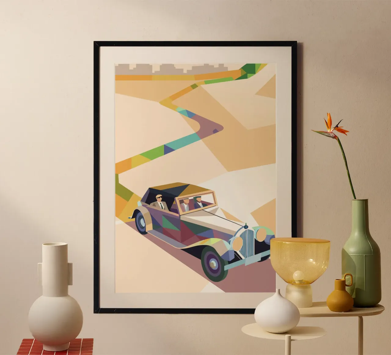 Luxus-Oldtimer Poster von POLYGON SPECIAL