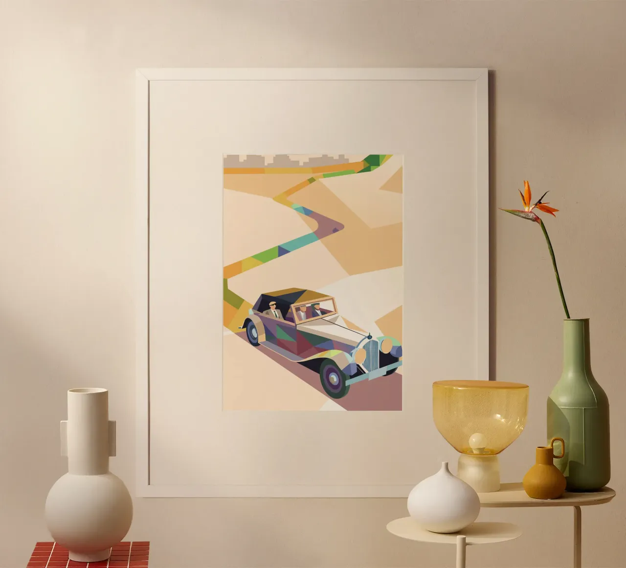 Luxus-Oldtimer Poster von POLYGON SPECIAL