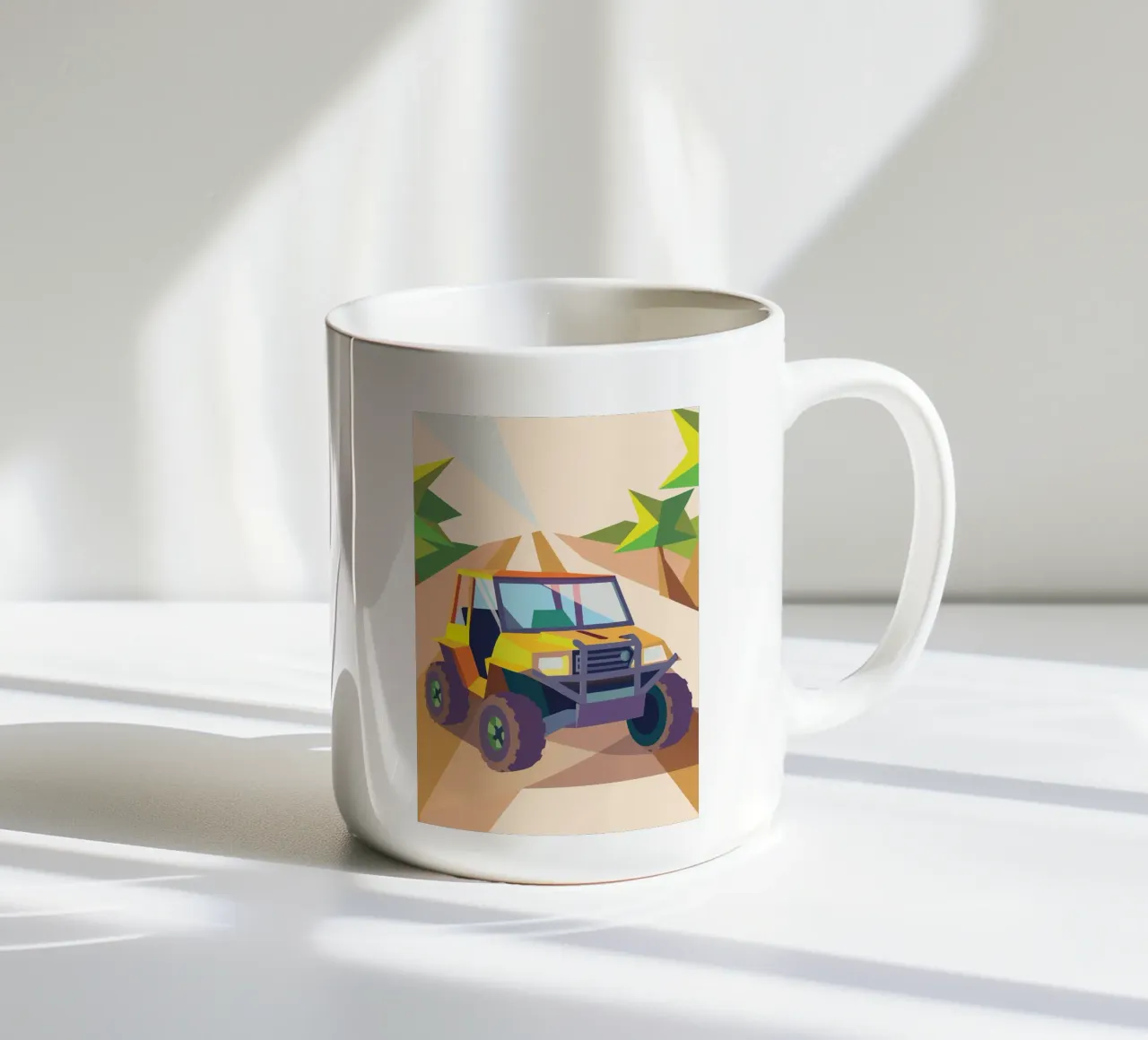 Off-Road ceramic mug by POLYGON SPECIAL