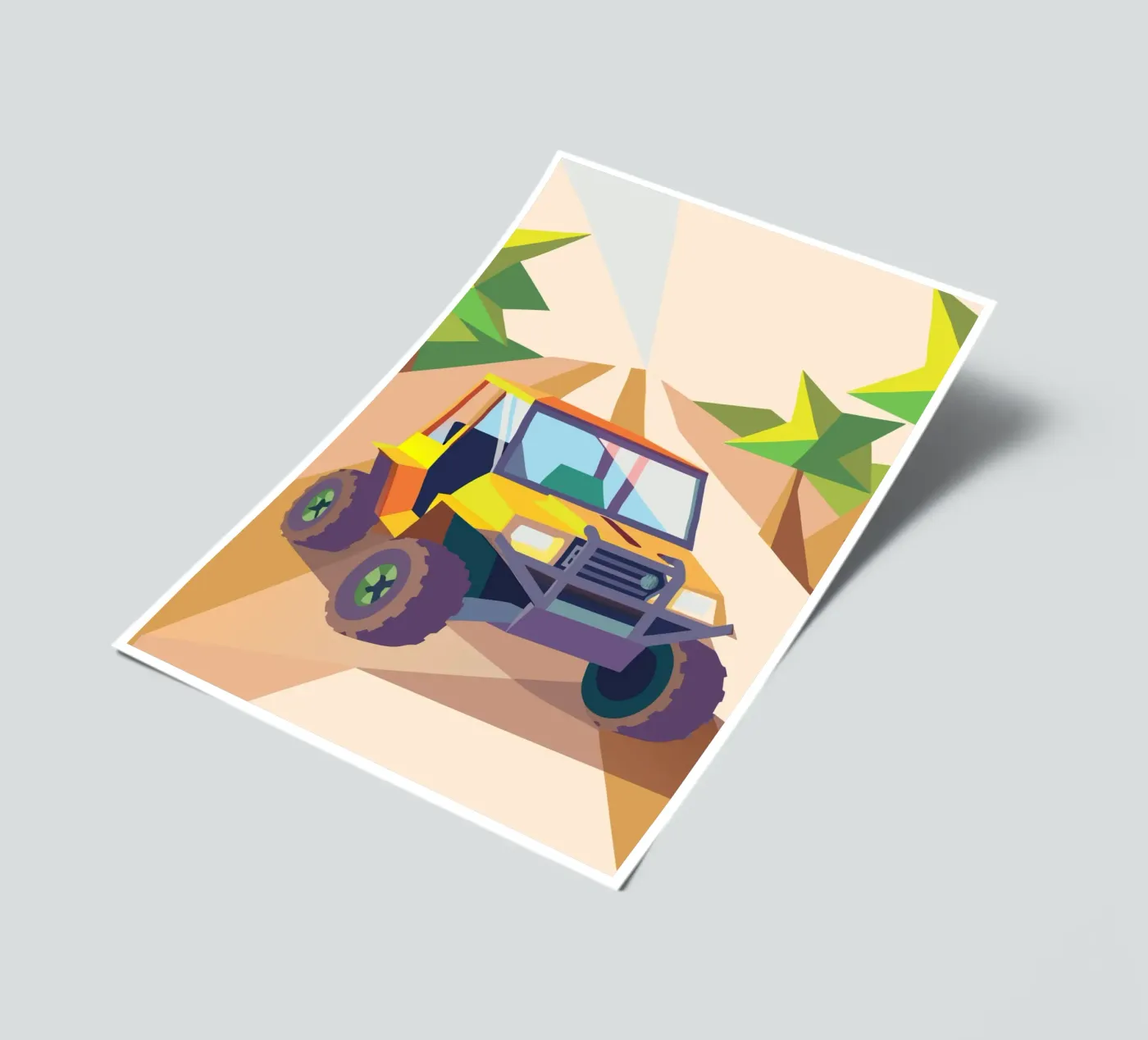 Off-Road stickervel van POLYGON SPECIAL