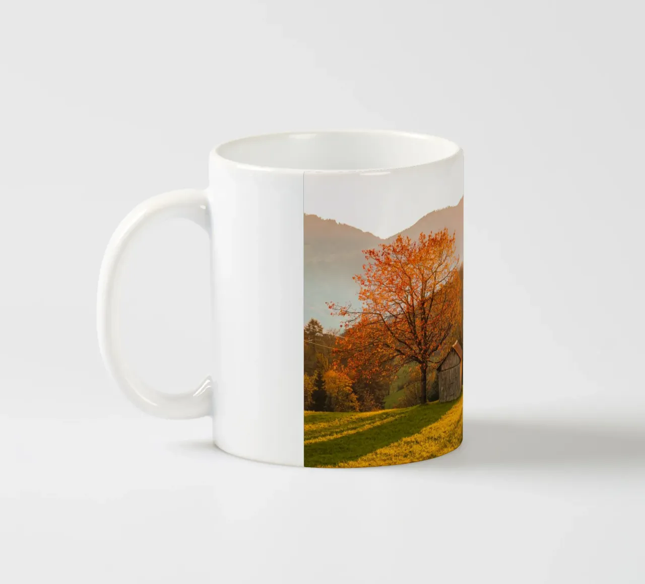 Albero d'autunno in Svizzera tazza in ceramica da Marcel Bisig