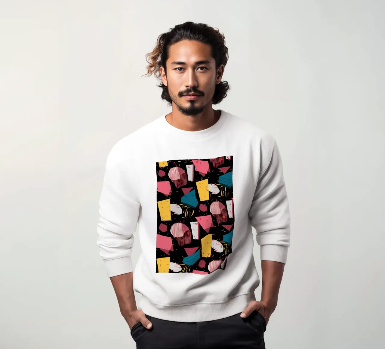 Retro Shape Confetti felpa da Solace Light