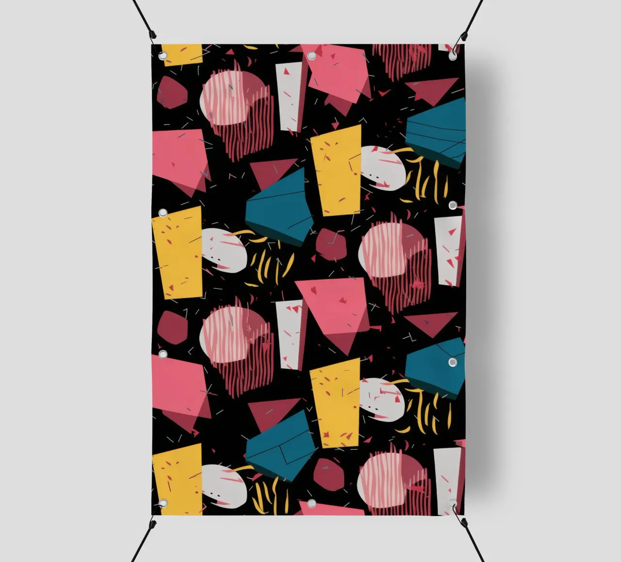 Retro Shape Confetti telo in pvc da Solace Light