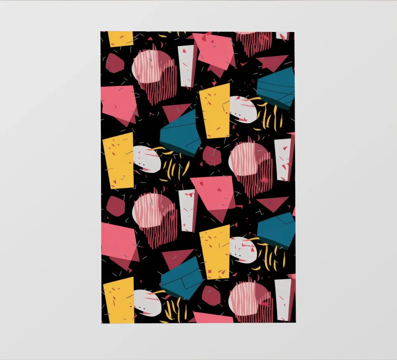 Retro Shape Confetti telo in pvc da Solace Light