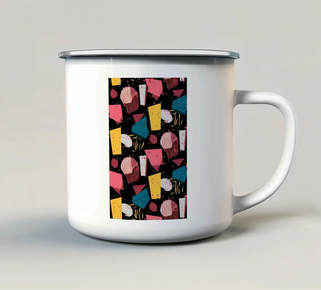 Retro Shape Confetti tazza in smalto da Solace Light