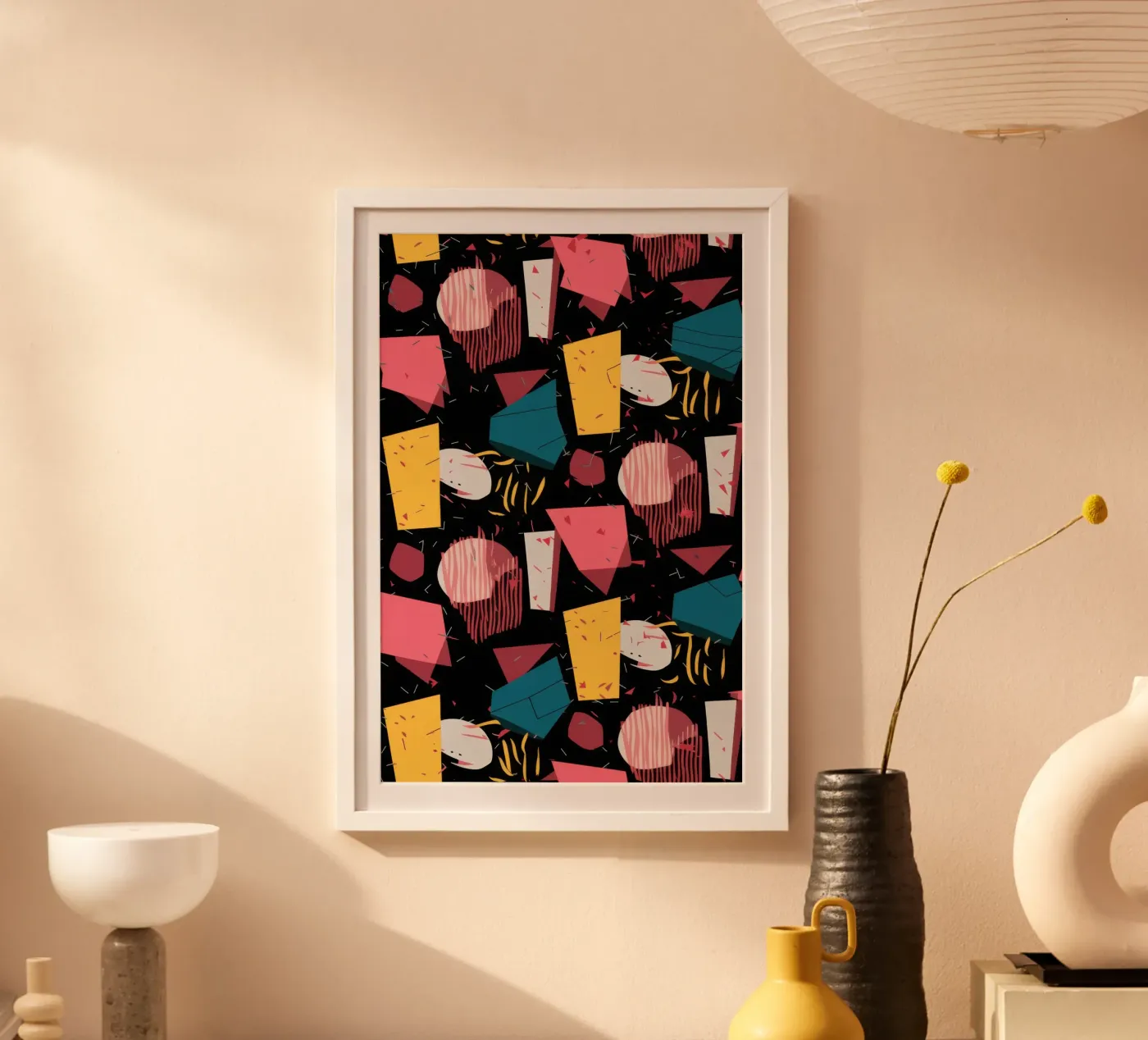 Retro Shape Confetti poster da Solace Light