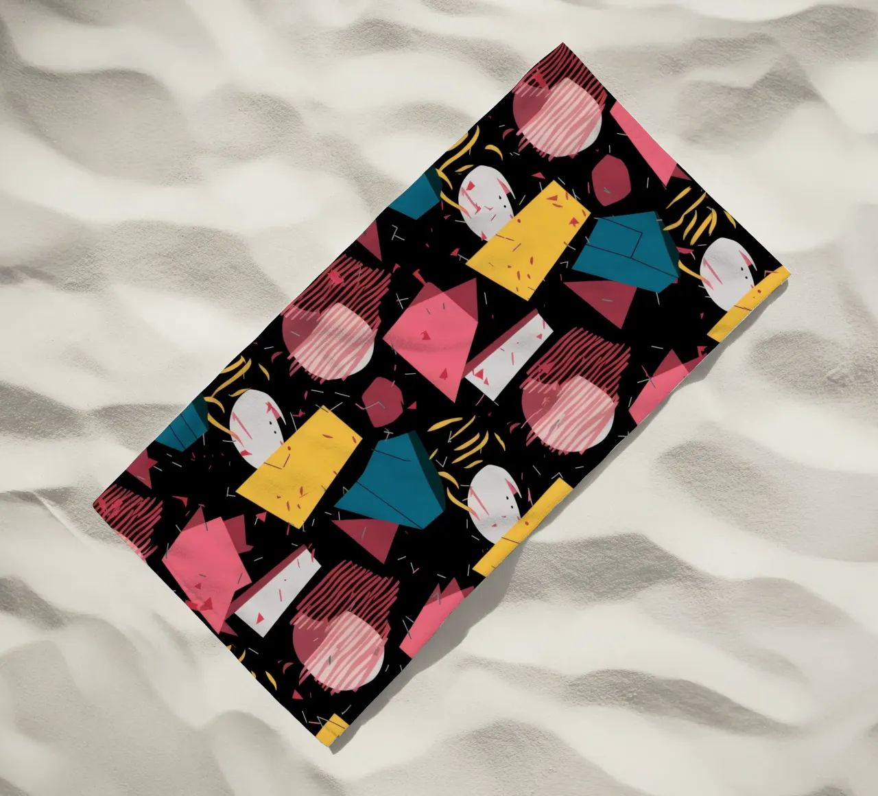 Retro Shape Confetti telo mare da Solace Light