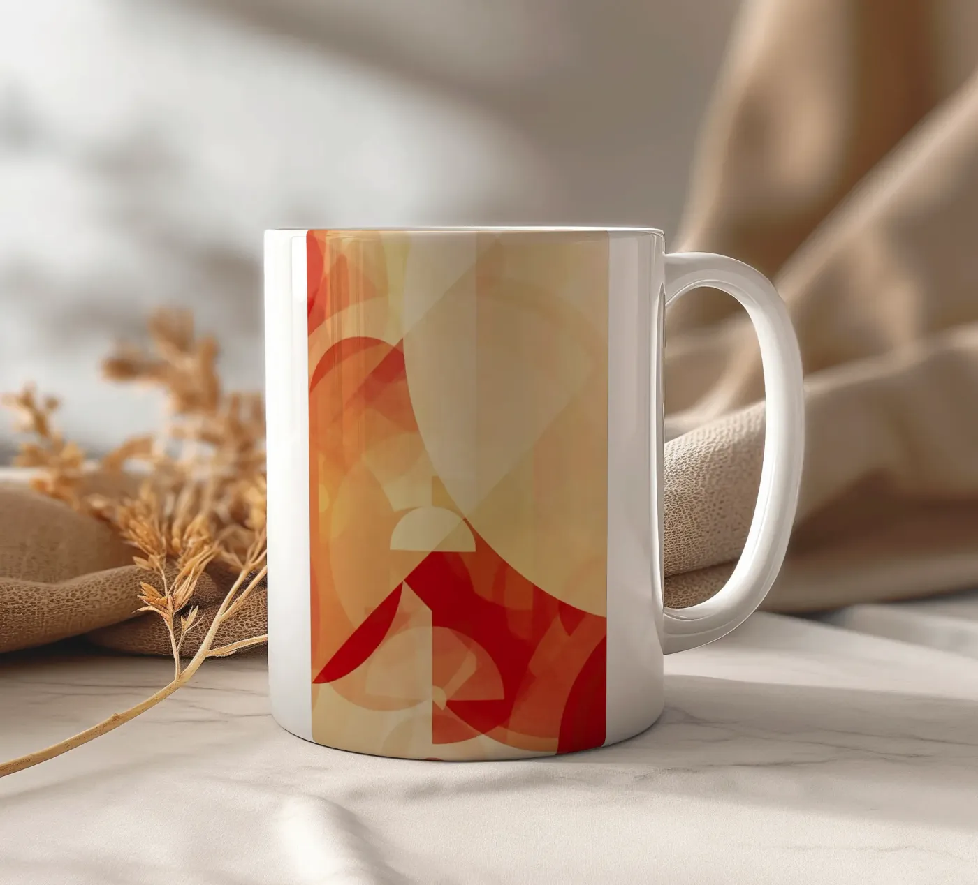 RED ceramic mug by In Full Color