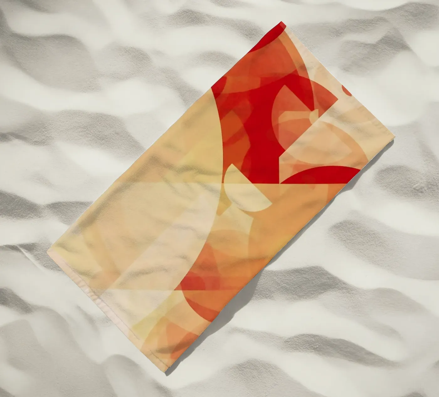 RED beach towel by In Full Color