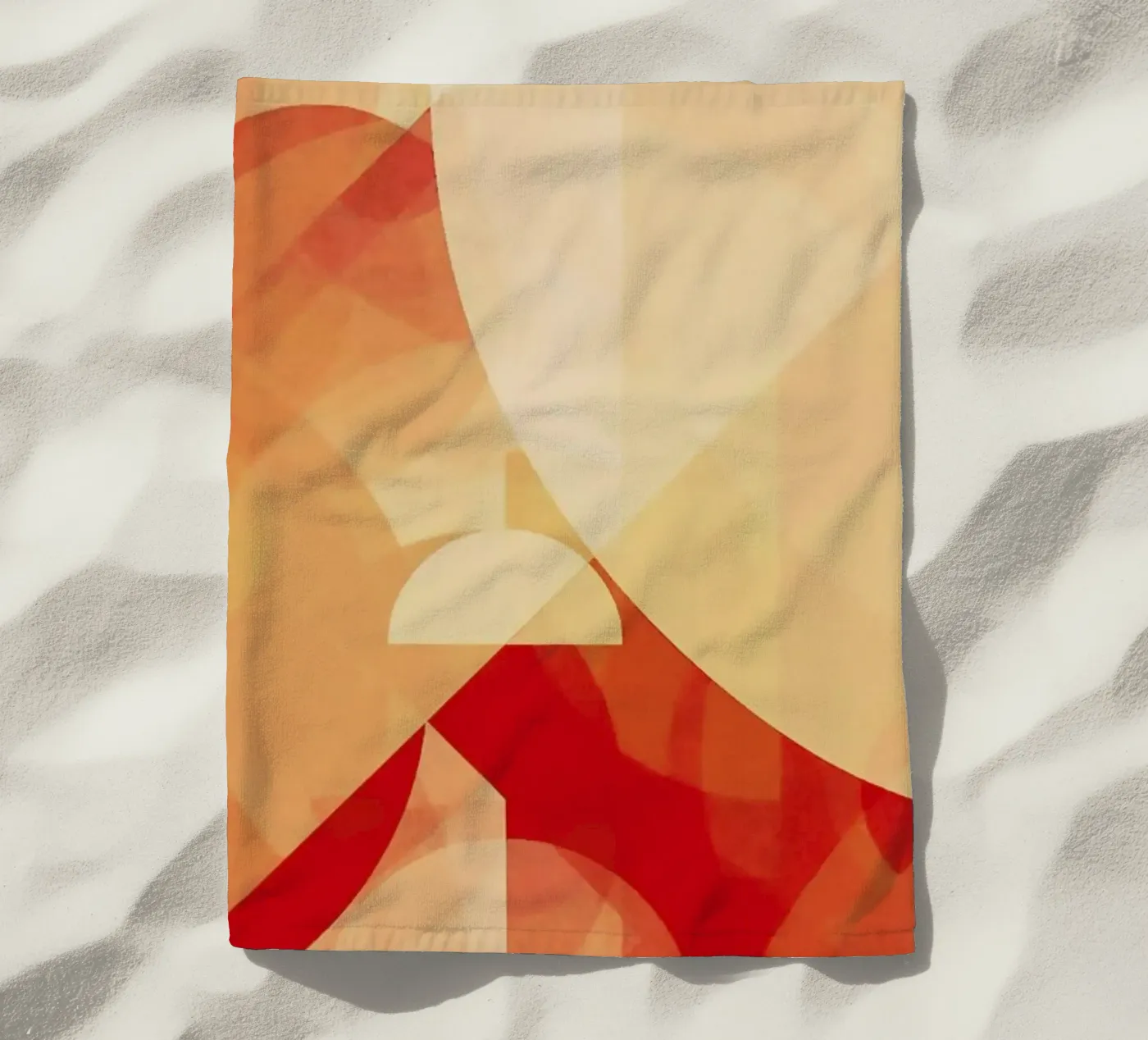 RED beach towel by In Full Color