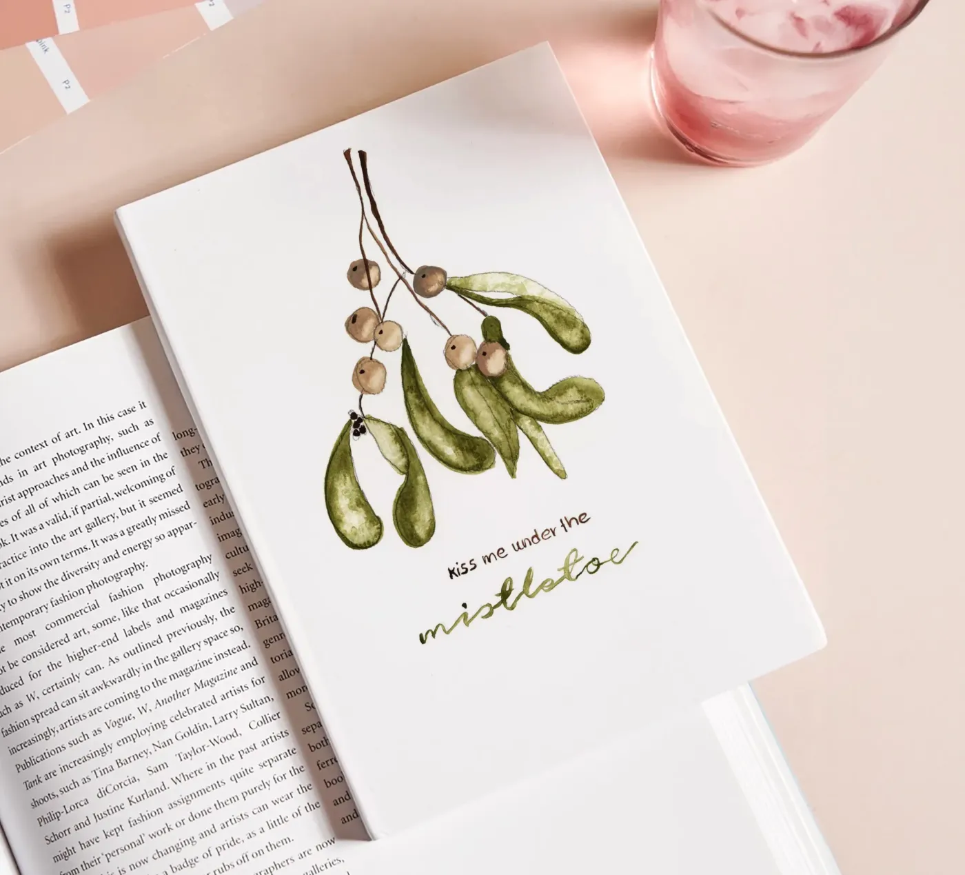 mistletoe notebook by Nathys_illustration