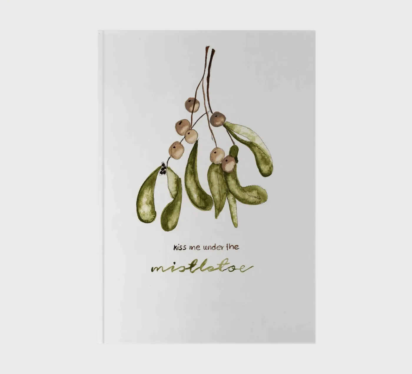 mistletoe notebook by Nathys_illustration