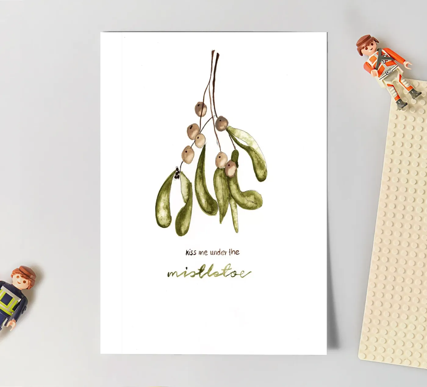 mistletoe sticker sheet by Nathys_illustration