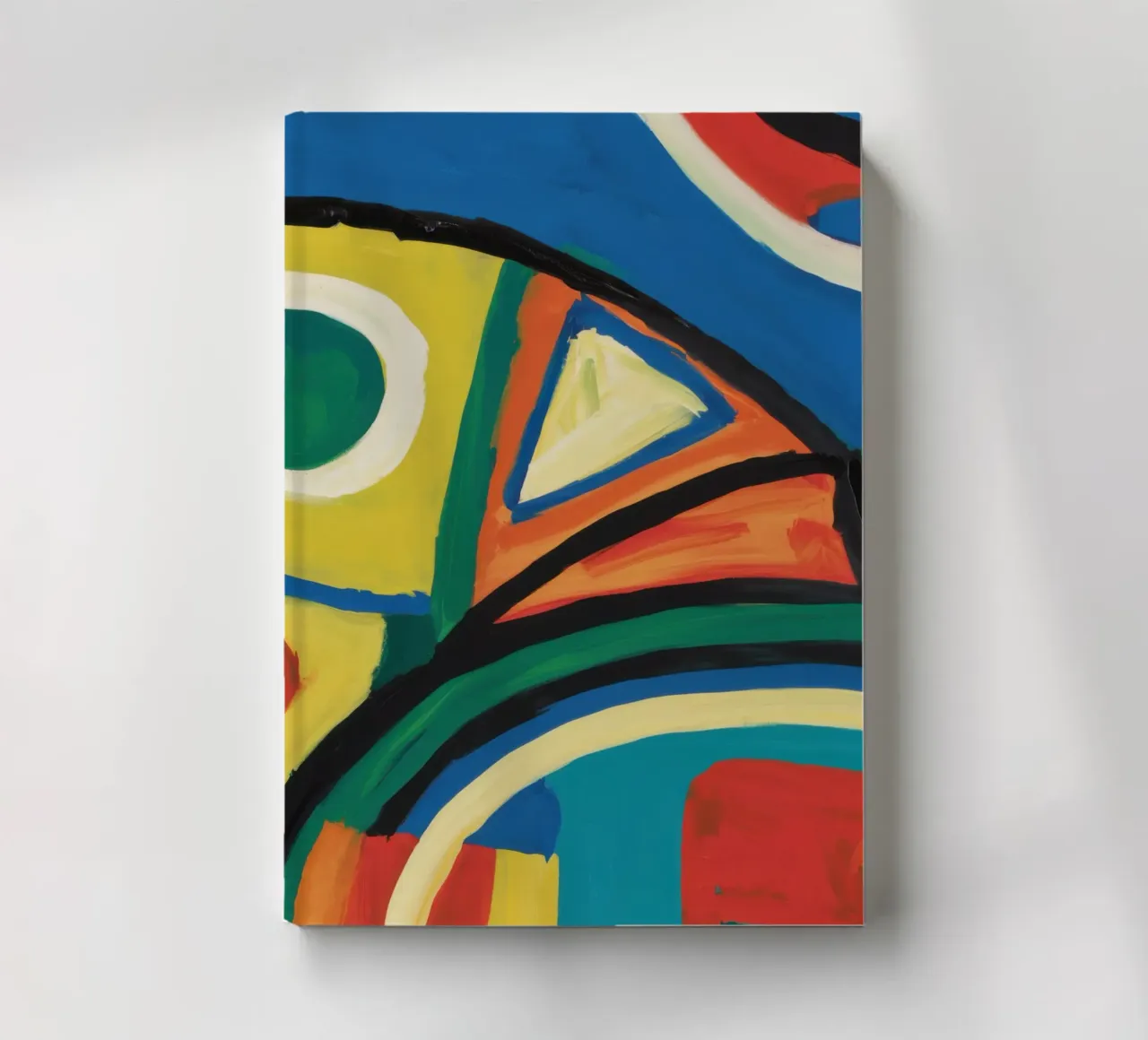 Vibrant Abstract Expression notebook by Solace Light