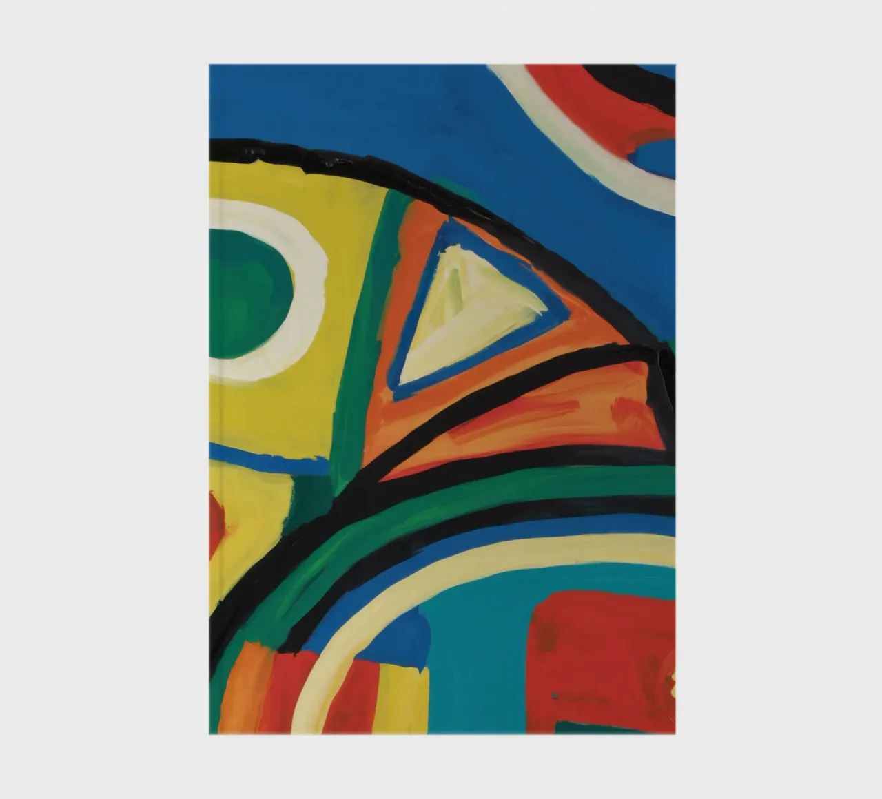 Vibrant Abstract Expression notebook by Solace Light