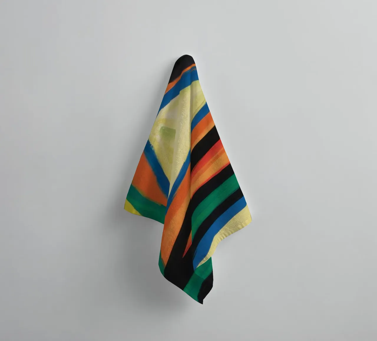 Vibrant Abstract Expression towel by Solace Light