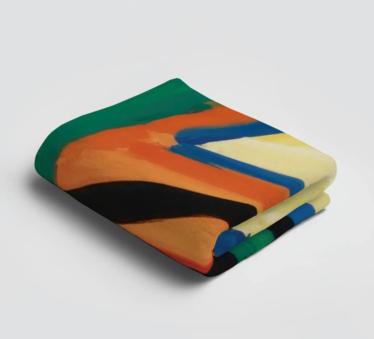 Vibrant Abstract Expression towel by Solace Light