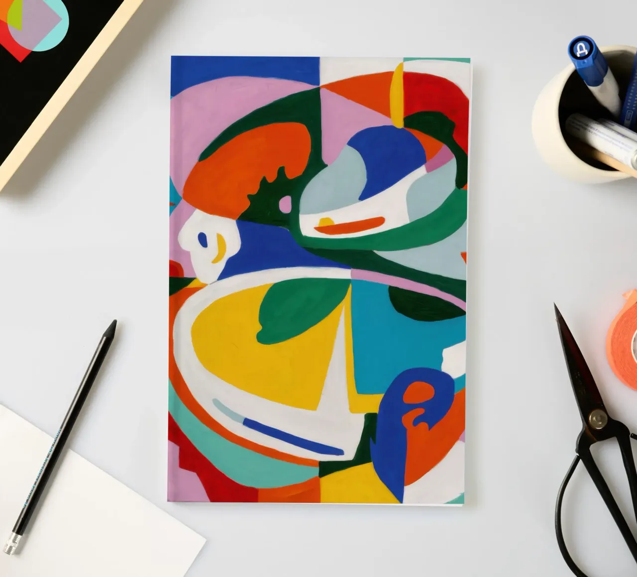 Avian Forms Abstracted notebook by Solace Light