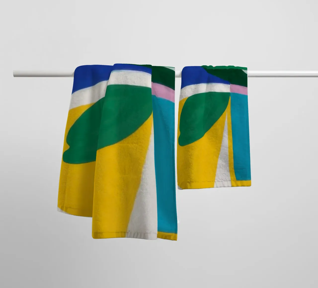 Avian Forms Abstracted towel by Solace Light