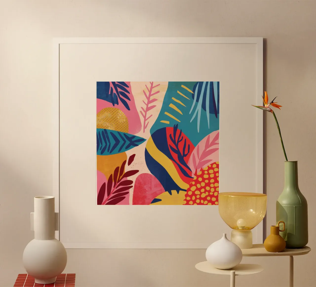 Lush Leaf Layers poster by Solace Light