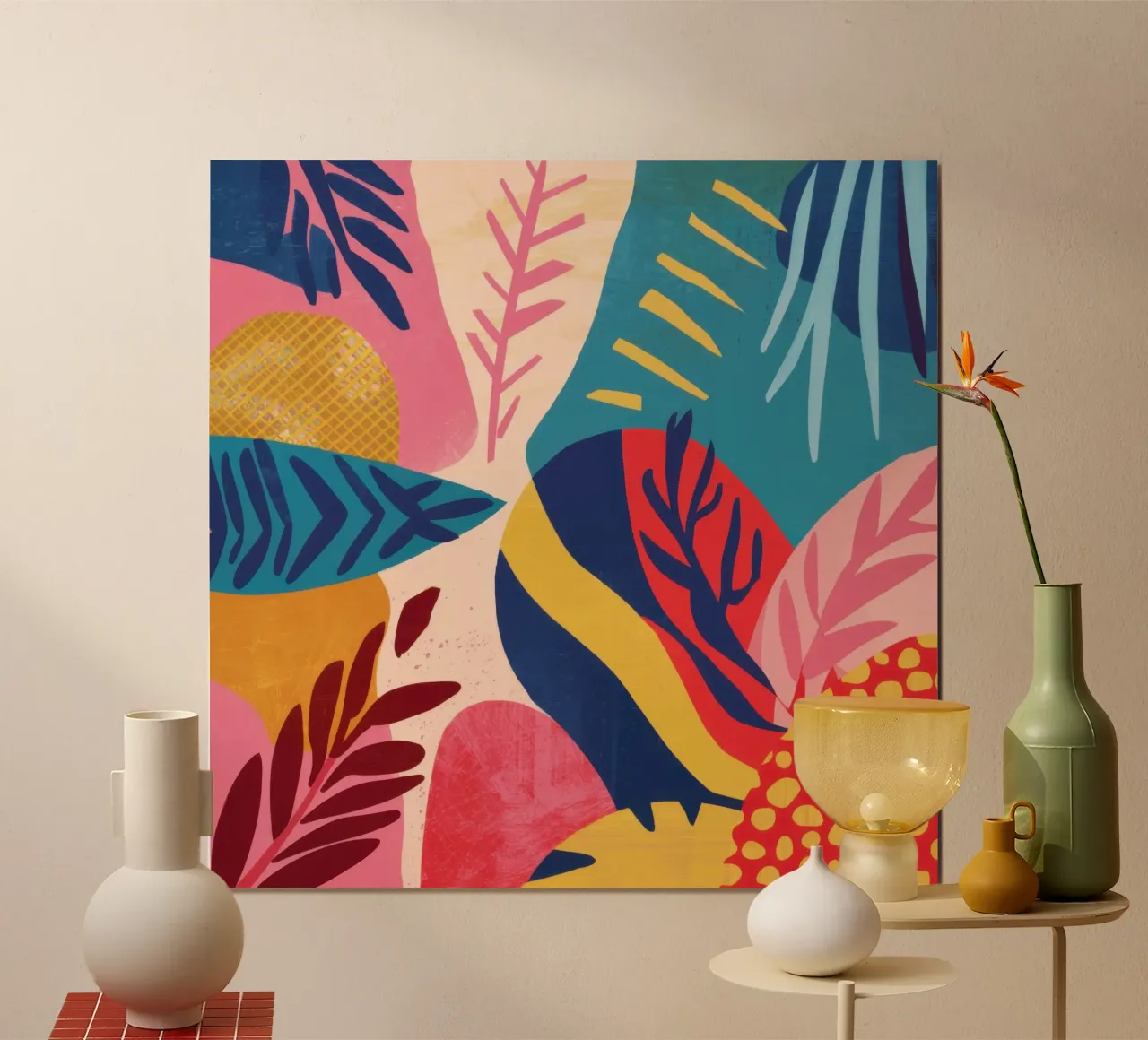 Lush Leaf Layers poster by Solace Light