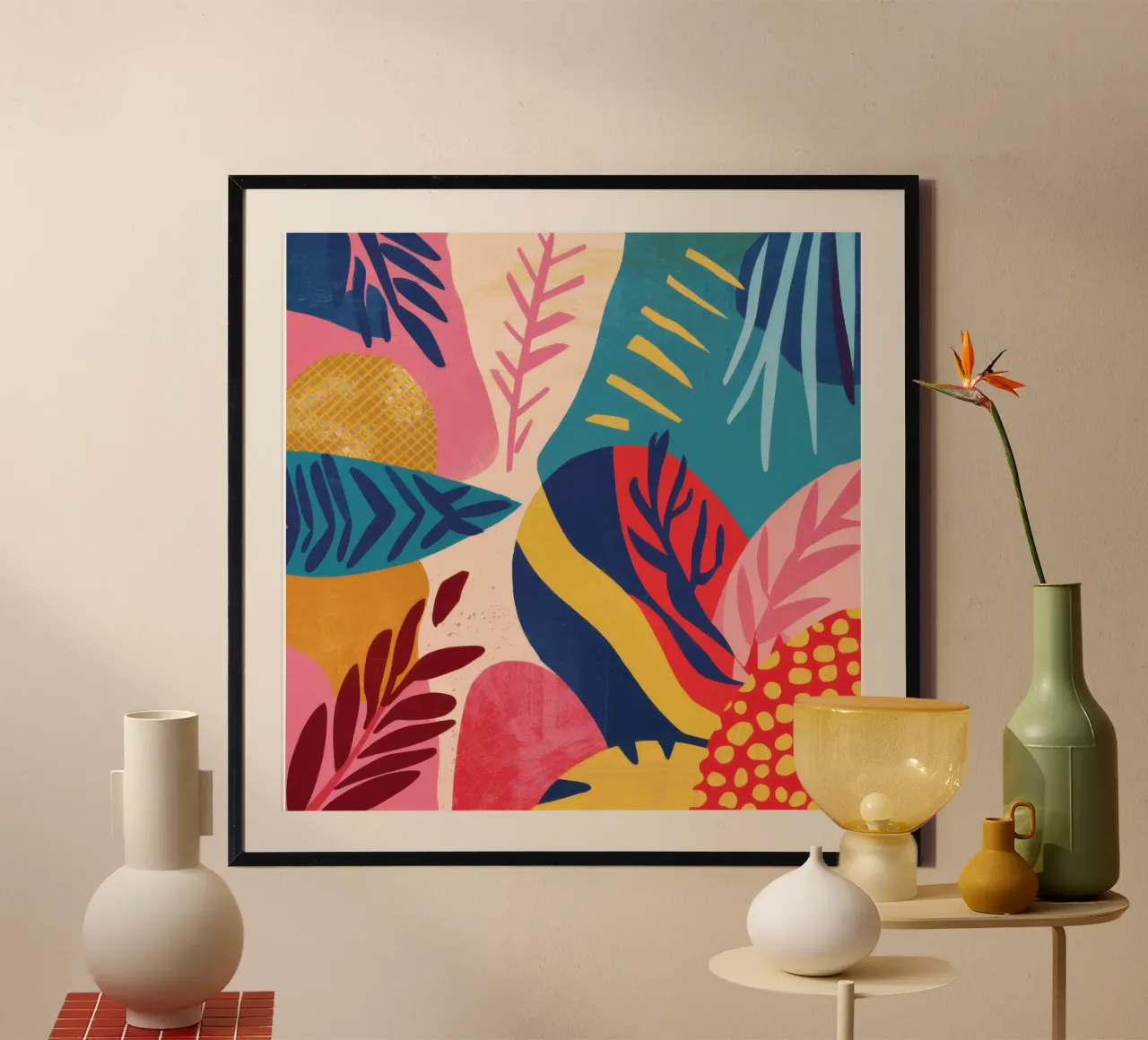 Lush Leaf Layers poster by Solace Light