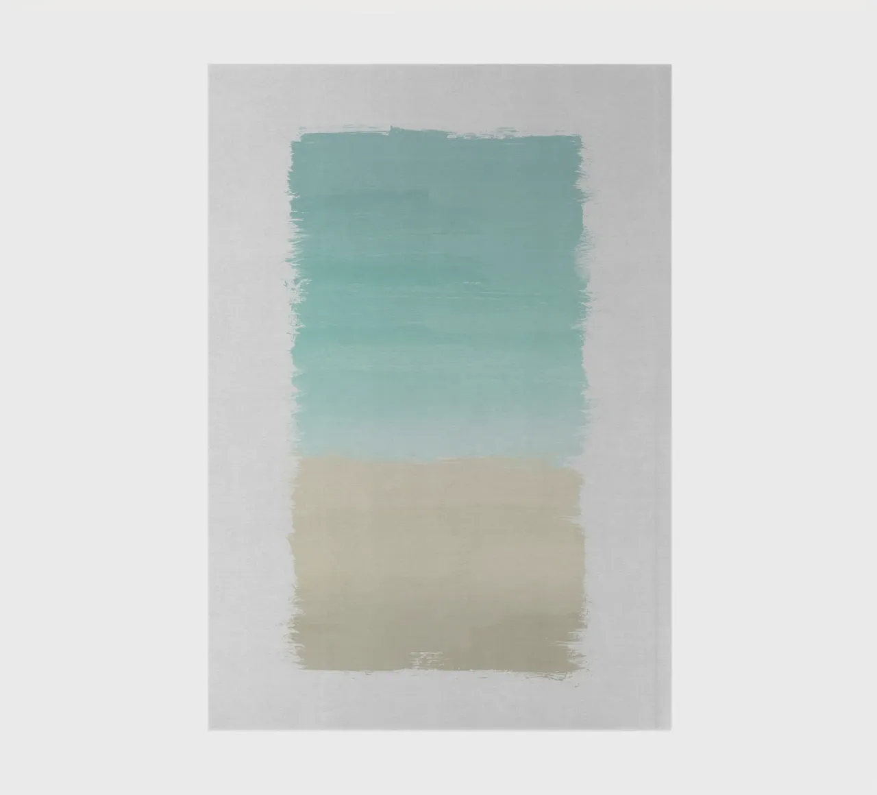 Turquoise Abstract notebook by Orara Studio