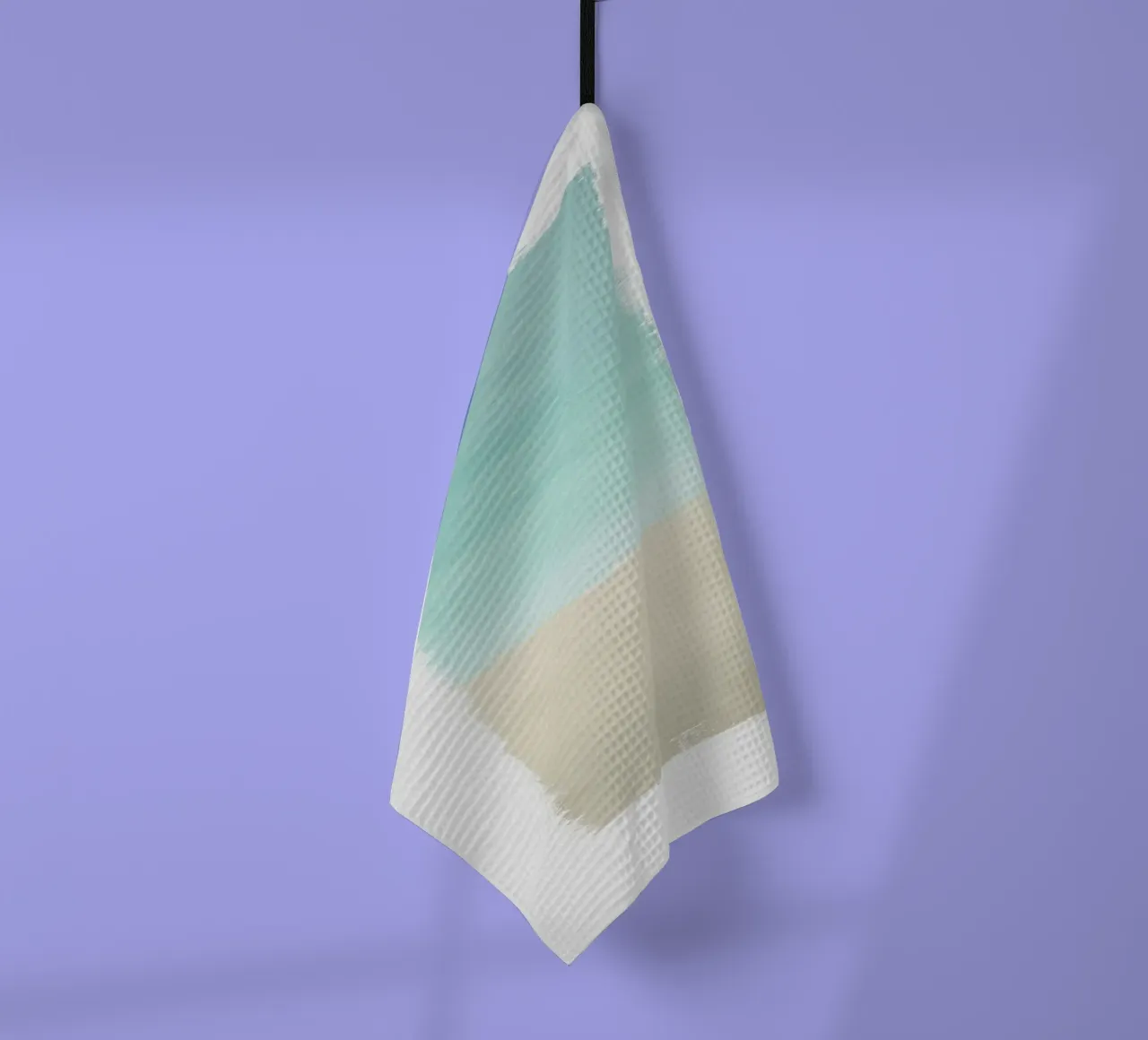 Turquoise Abstract torchon de Orara Studio