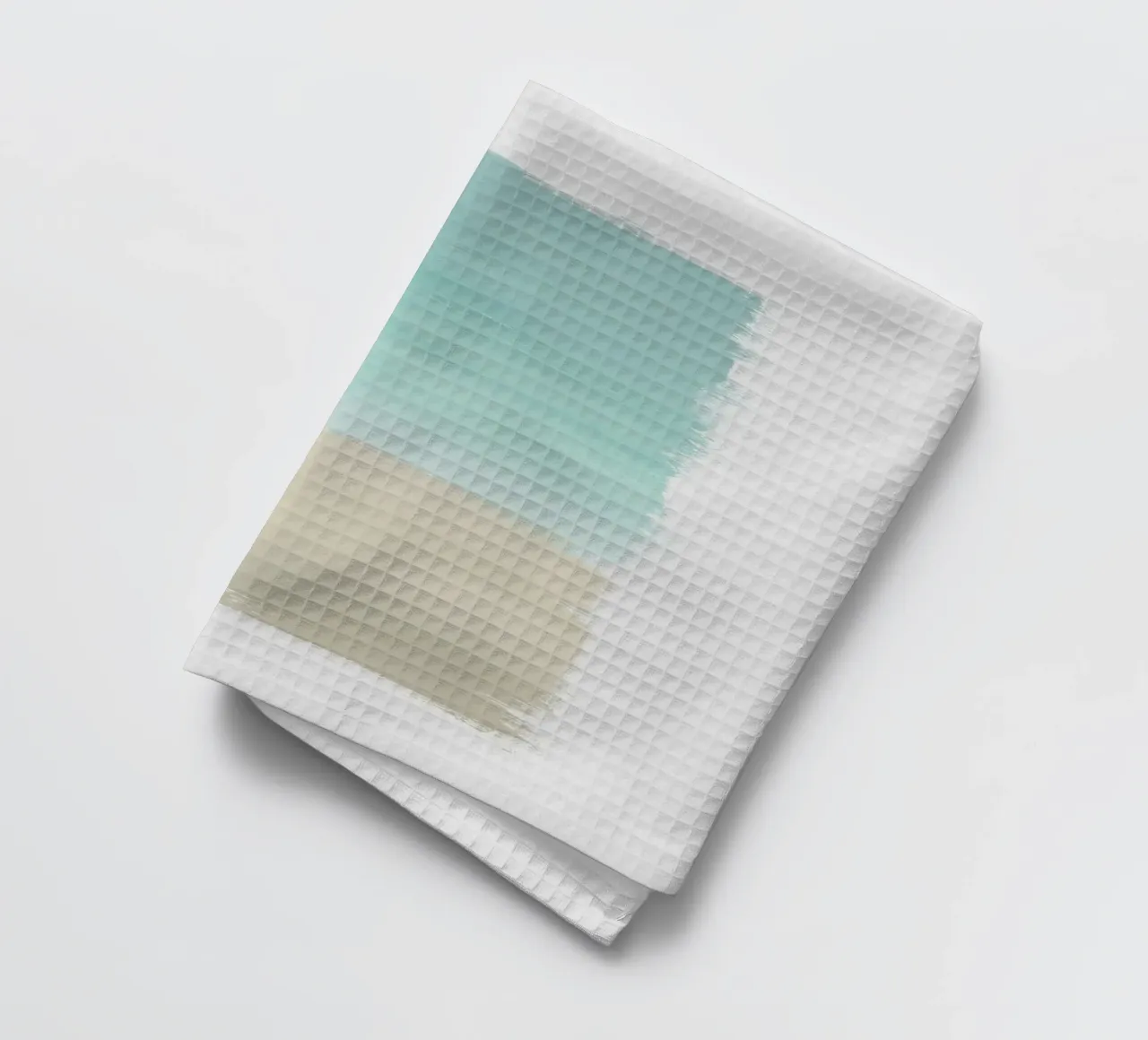 Turquoise Abstract torchon de Orara Studio
