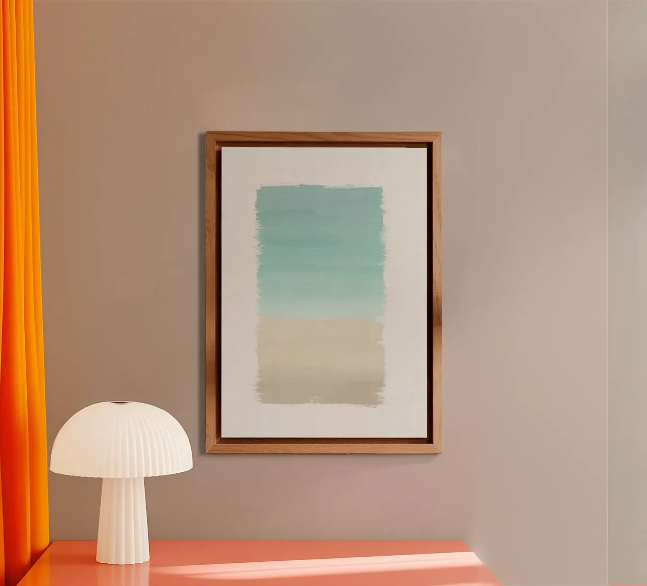 Turquoise Abstract alu dibond de Orara Studio